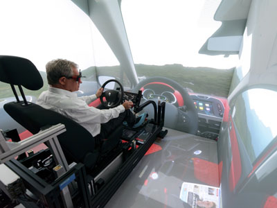 SIMULATEUR 3D CAVE - ENVIRONNEMENT IMMERSIF DE REALITE VIRTUELLE